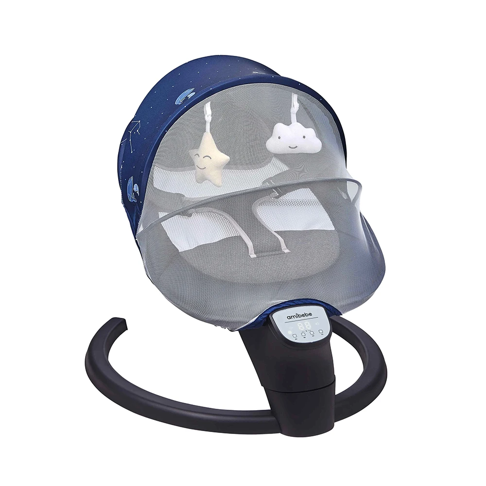 Baby automatic cradle swing, baby bassinet swing, babies cot swinging bed