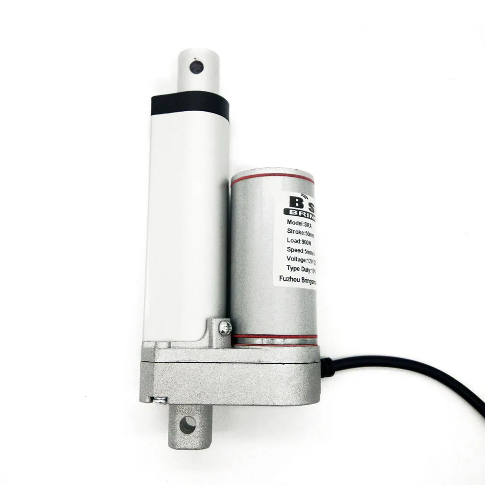 BringSmart 100mm SRA 12v dc motor 48v micro electric waterproof for various Window in ventlight exhaust smoke linear actuator