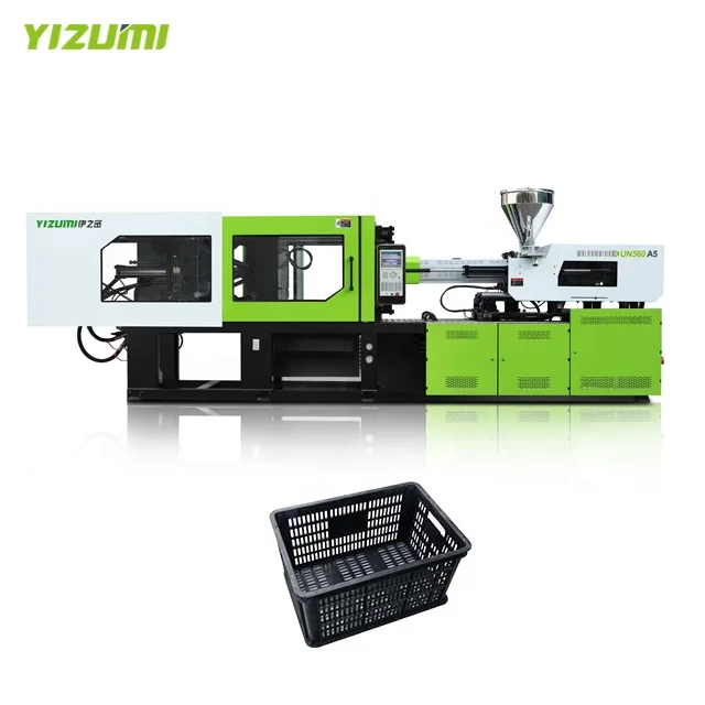 YIZUMI 560 тонн UN560A5 пластиковые коробки для фруктов производственные машины Вертикальная литьевая формовочная