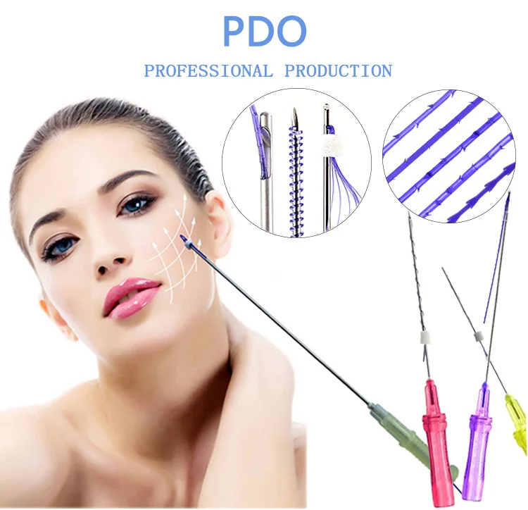 best selling products PDO lifting thread blunt cog molding lift for face nose blunt