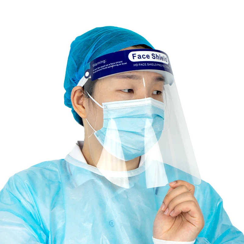 Противотуманный прозрачный защитный экран для лица одноразовый защитный пластиковый экран для лица