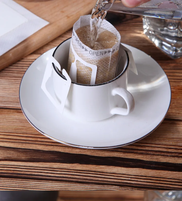 Eco friendly Hanging Ear hand brewed coffee filter paper packaging bag