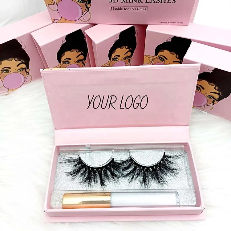 5d eyelash  custom mink lashes human eyeslashes custom eyelash packaging
