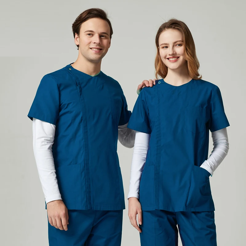 oem odm custom logo scrubs uniforms sets nurse fashionable with printed design medical uniform conjuntos de uniformes scrubs
