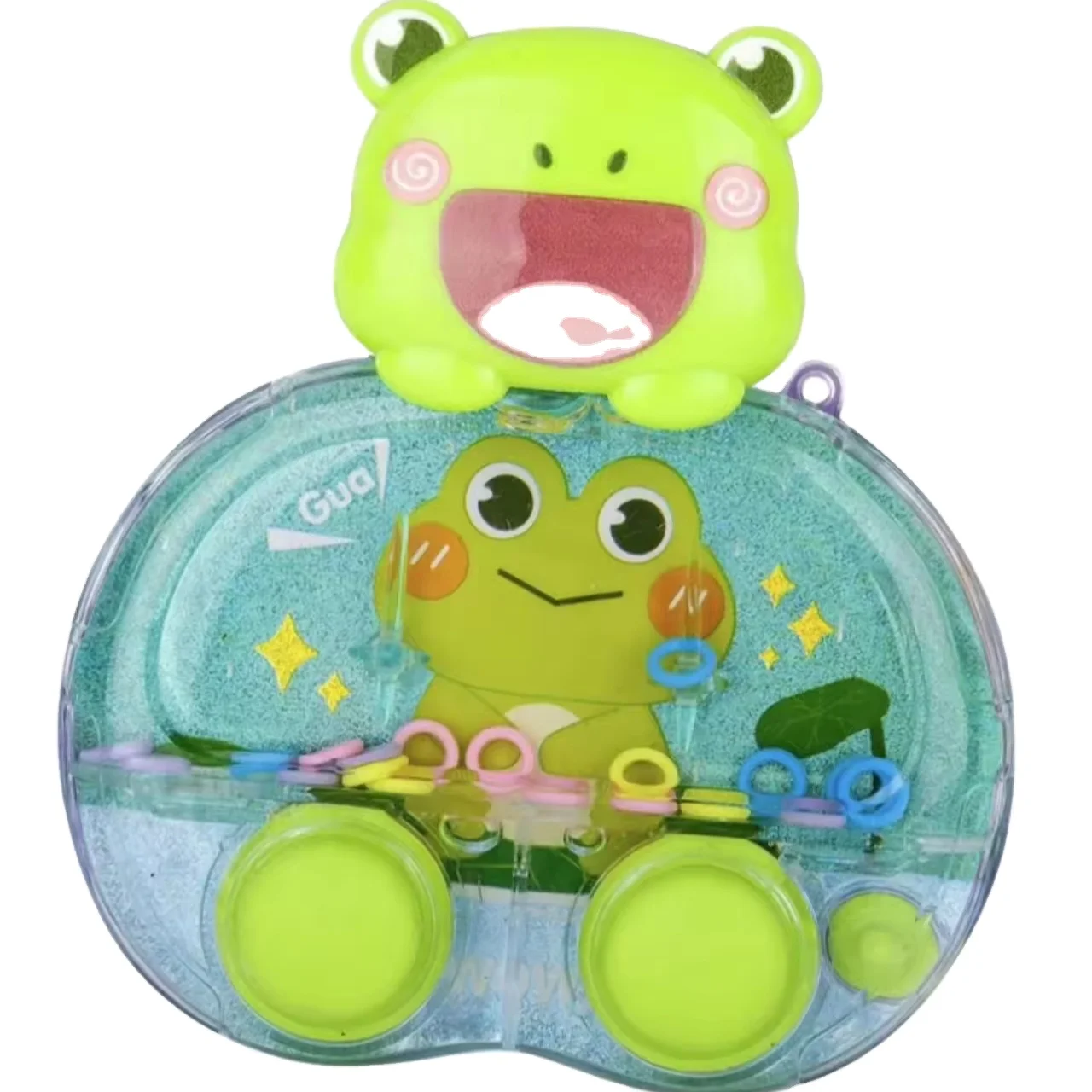 Plastic Classic Light Effect Animals Ring Toss Handheld Water Games Toy