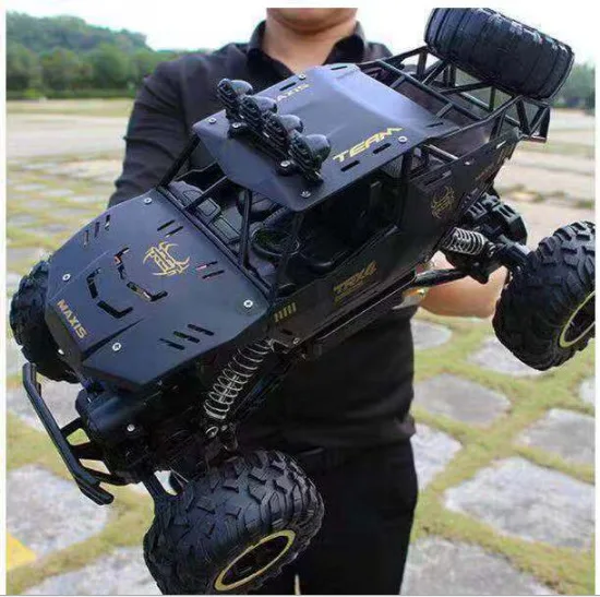 1/12 4WD Alloy Remote Control RC Car LED Lights 2.4G Radio Buggy Trucks for Boys Electric Toys for Children