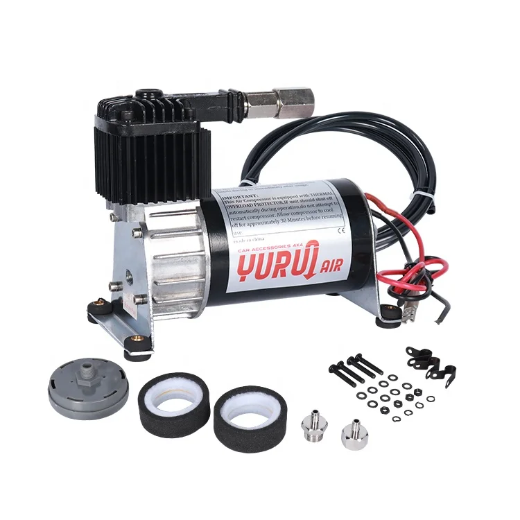 Pneumatic Inflate Dc12v Truck Air Brake Compressor Automotive Replacement Air Suspension Kits