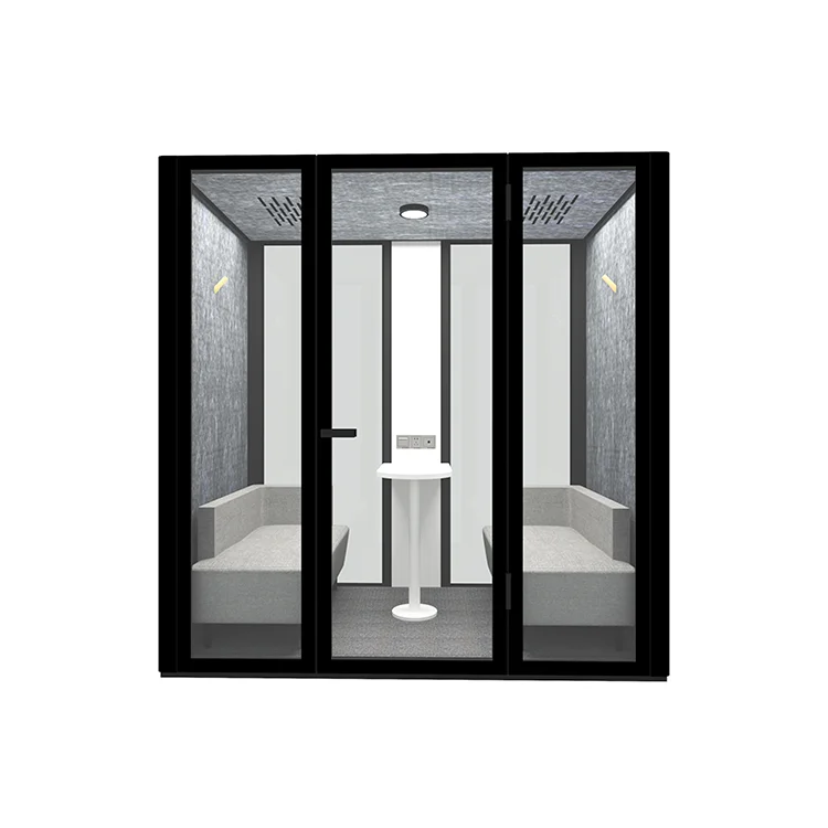 OEM office furniture high ending private meeting pods movable soundproof telephone booth