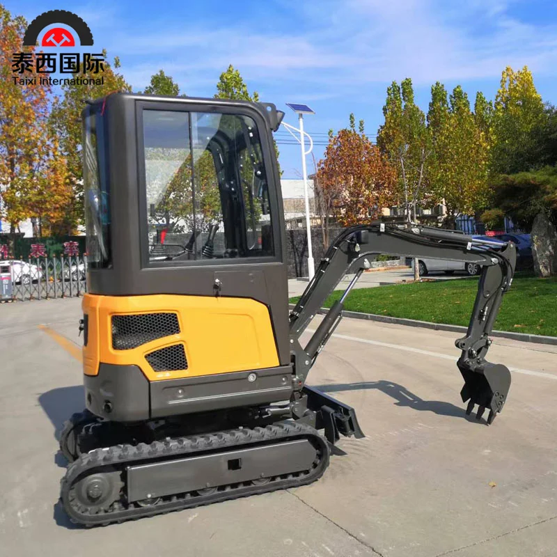 Hot Sale 1.5 Ton Small Micro Crawler Digger Mini Excavators Electric 1 ton Excavator Machine With Cabin