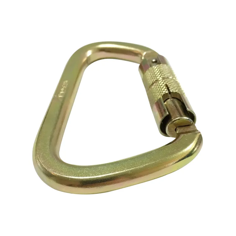 D shape Steel Carabiner,Safety climbing hook
