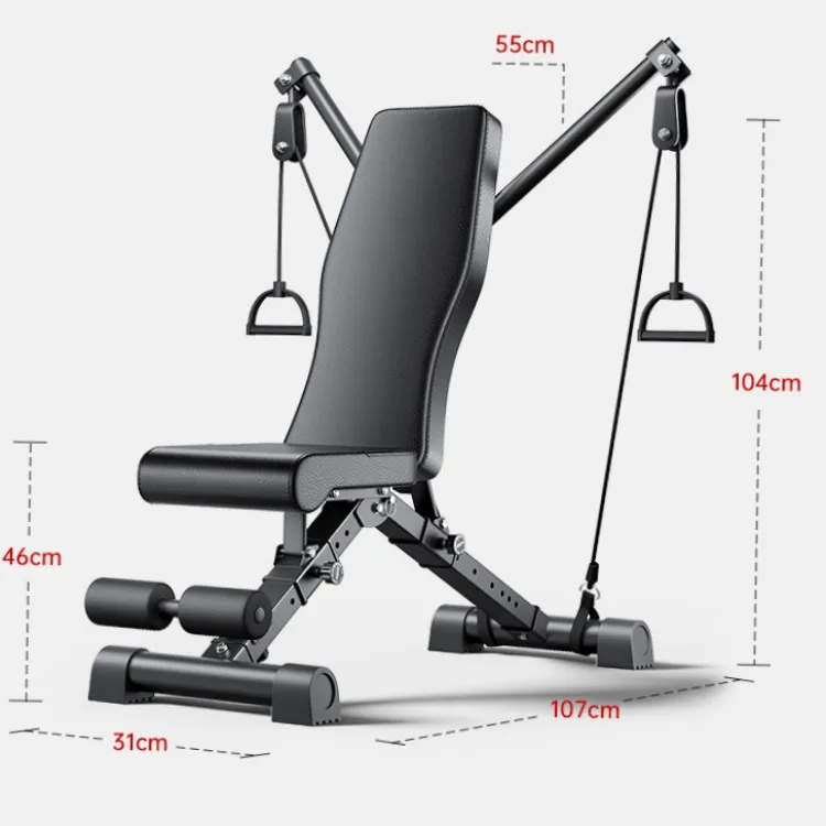 Home Gym Multi Functional Foldable Adjustable Dumbbell Bench for Chest Back Shoulder Arm Exercise