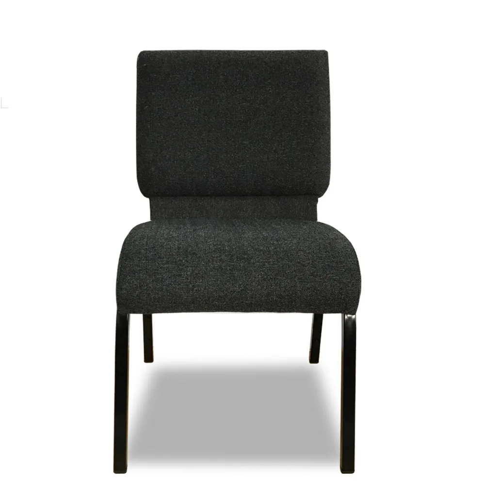 Factory Sale Cheap Stackable Upholstered Metal Church Chair For Used Theater Auditorium Furniture Interlock Padded Church Chairs