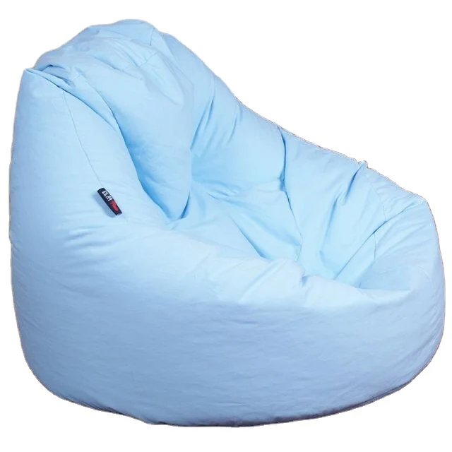 Simple style round shape bean bags indoor living room soft lazy chair bean bag