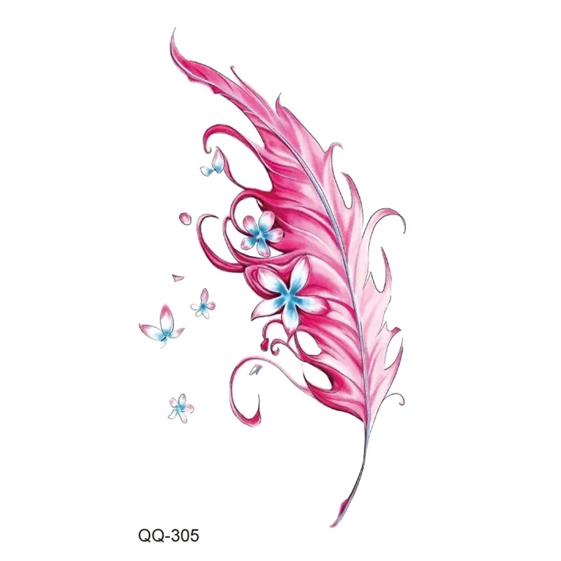 New Wholesale Colorful Design Waterproof Custom Tattoo Stickers Private Label Fake Tattoo for Girls