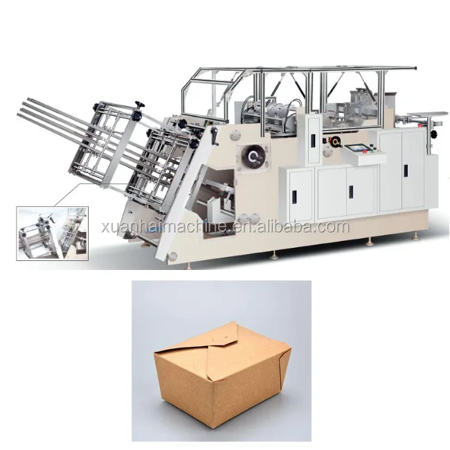 
Biodegradable Bagasse Pulp Lunch Frosem Food Paper Box Disposable Making Machine 180pcs/min Production Capacity 100-450mm 4kw/h 