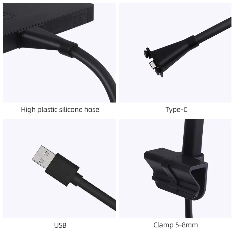 WEEK AQUA High Quality Nano Tank Aquarium Light LED Full Spectrum RGB+UV USB Dimming Led Light for Terrarium PC 65 Led 800w 585