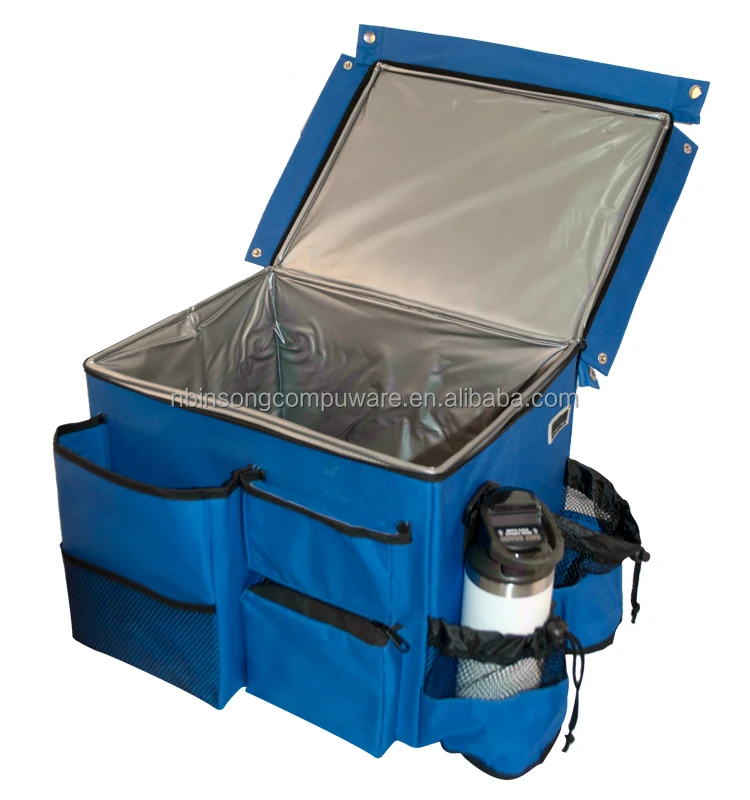 folding car trunk organizer cooler bag