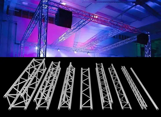 290 mm Box Truss 4m  Aluminum Roof Truss System And Stage Lighting Exhibition Truss