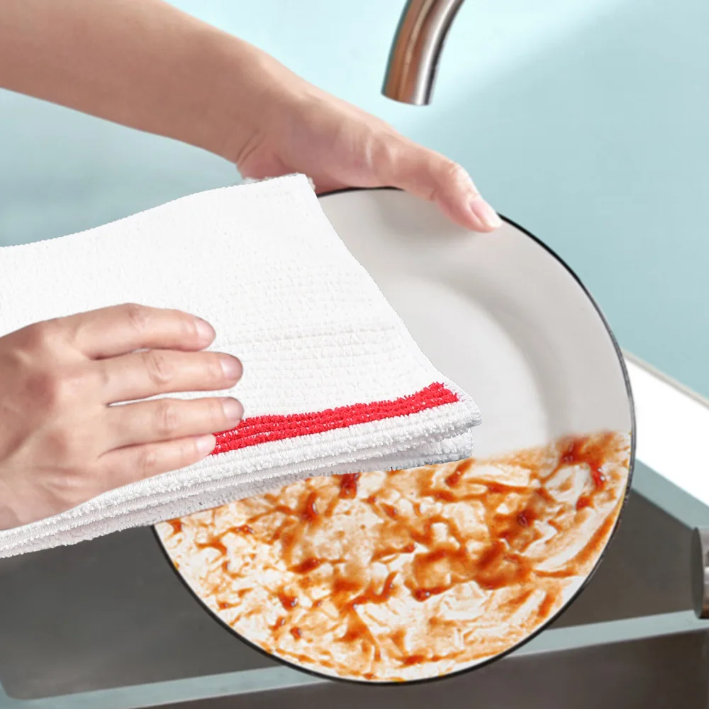 Esun Microfiber All-Purpose Ribbed Terry Bar Mop Towel for Home, Kitchen, Restaurant Cleaning