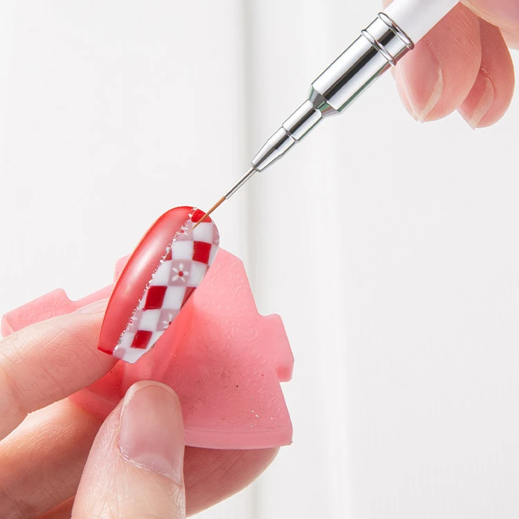 Nail Art Brushes 5pcs Liner Striping Brush Super Fine Nail Art Long Striper Pen Set Lines Fine Designs Nail Liner Brush