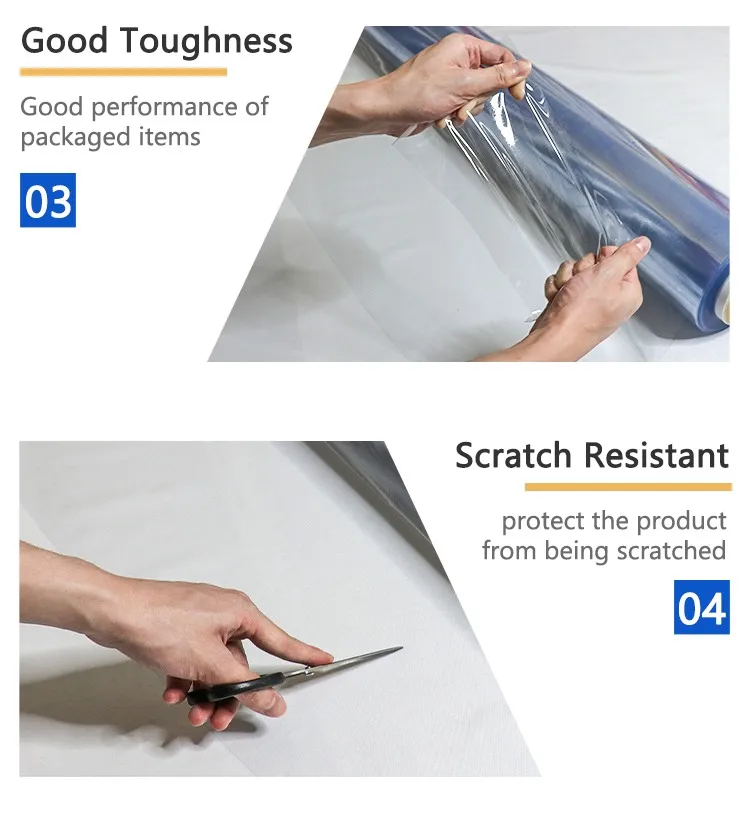 Soft Clear PVC Roll For Printing And Packing