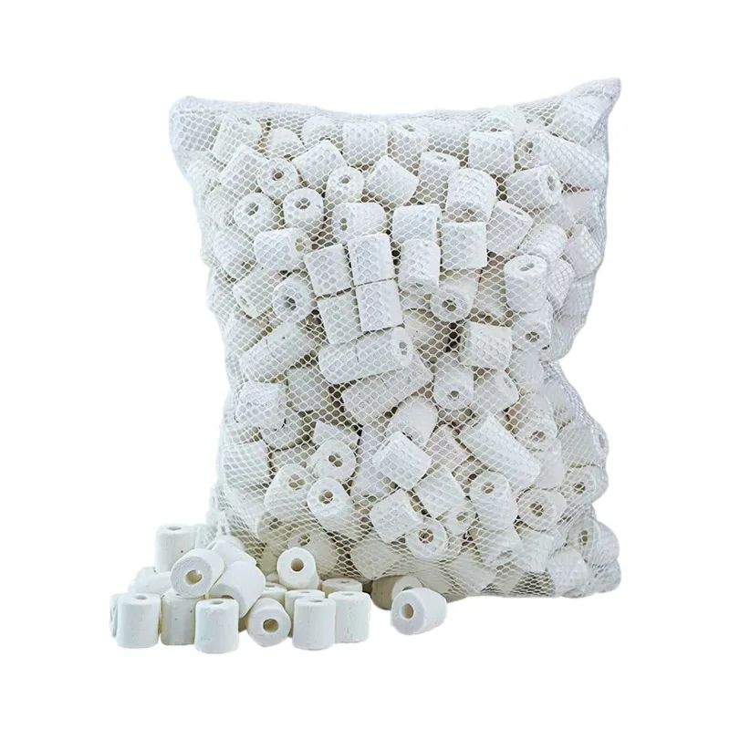 Aquarium Bio Ceramic Rings 500g Filter Media for Pond Fish Tank Canister Filter