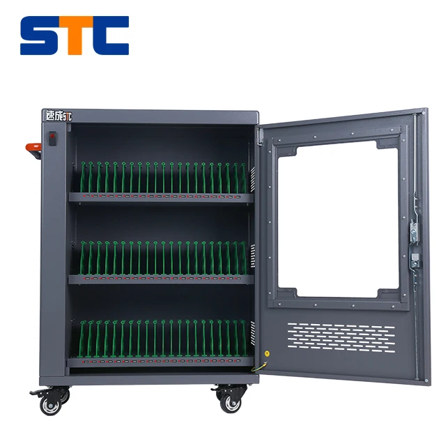 Computer Charging Cabinet Smart Equipment Laptop Charging Cart for Classrooms