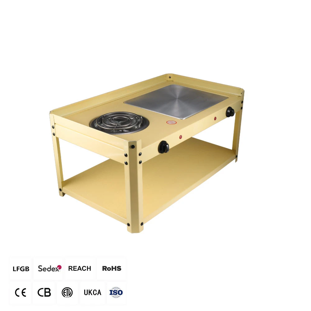 Новое поступление 2023, электрическая плита, одна горелка, нескользящая электрическая плита, горячая плита с двойной палубой