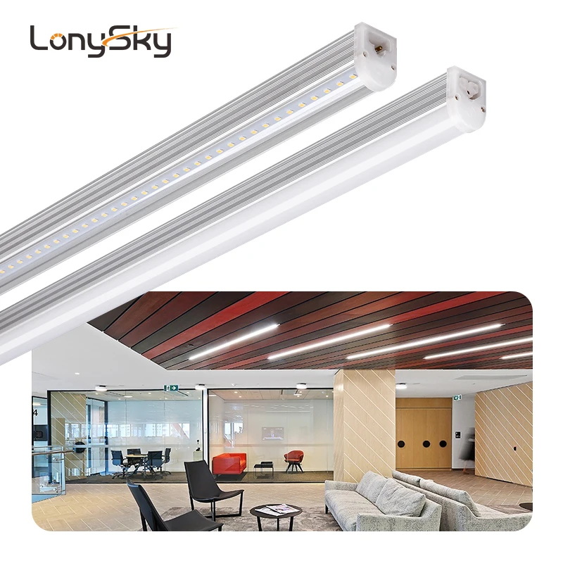 120cm 1.5m 6w 9w 16w 18w 36w 48w 50w 4000k 6500k slimline tubo de luz integrated t5 led tubes lighting