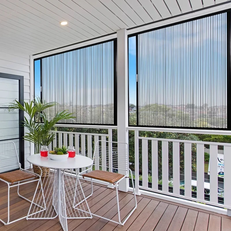 UNIFIVE Aluminum Windows and Doors Golden Supplier French Style Luxury Double Panel Aluminium Frame Sliding Glass Window