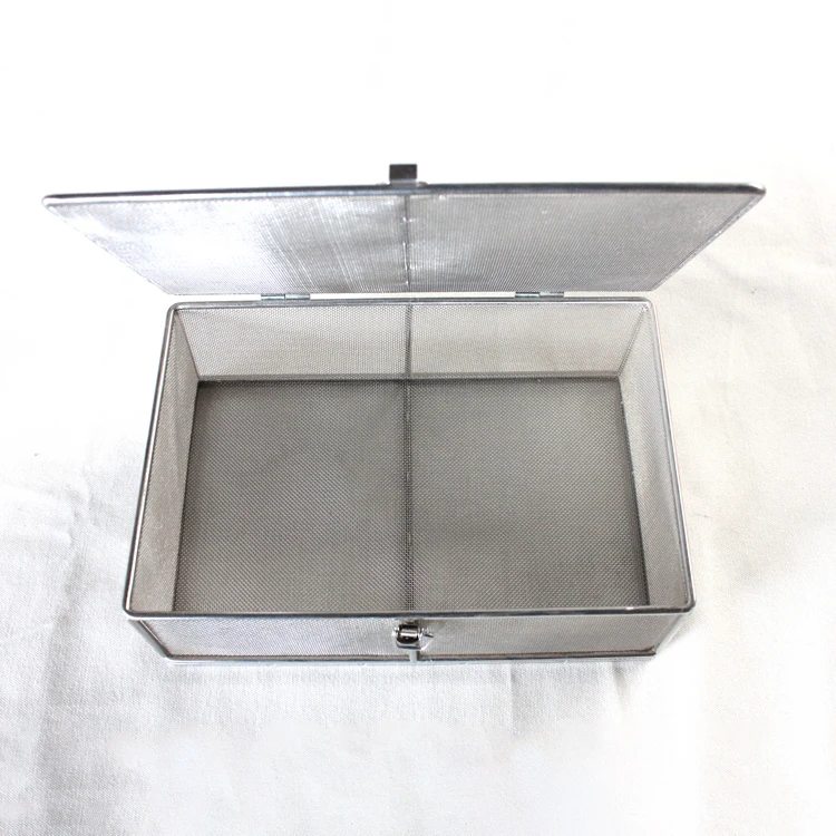 wholesale high quality stainless steel wire mesh  hospital medical storage disinfection baskets