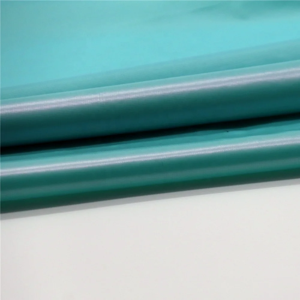 
100% nylon waterproof downproof double line ripstop PU Silicone coating Parachute nylon fabric 
