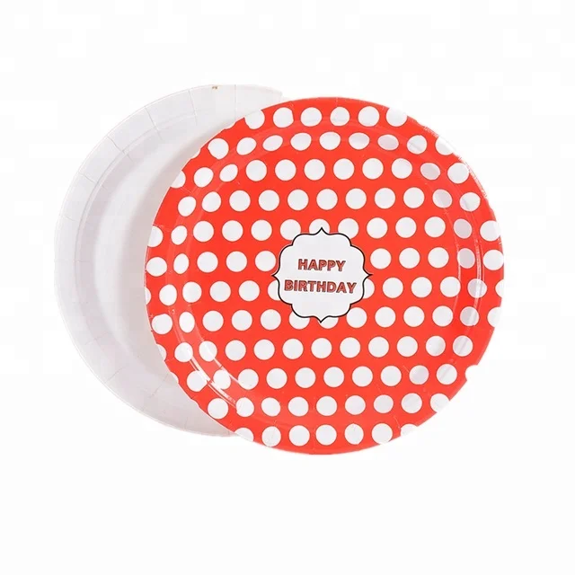 Hot Sale Customized Disposable Plates For Wedding