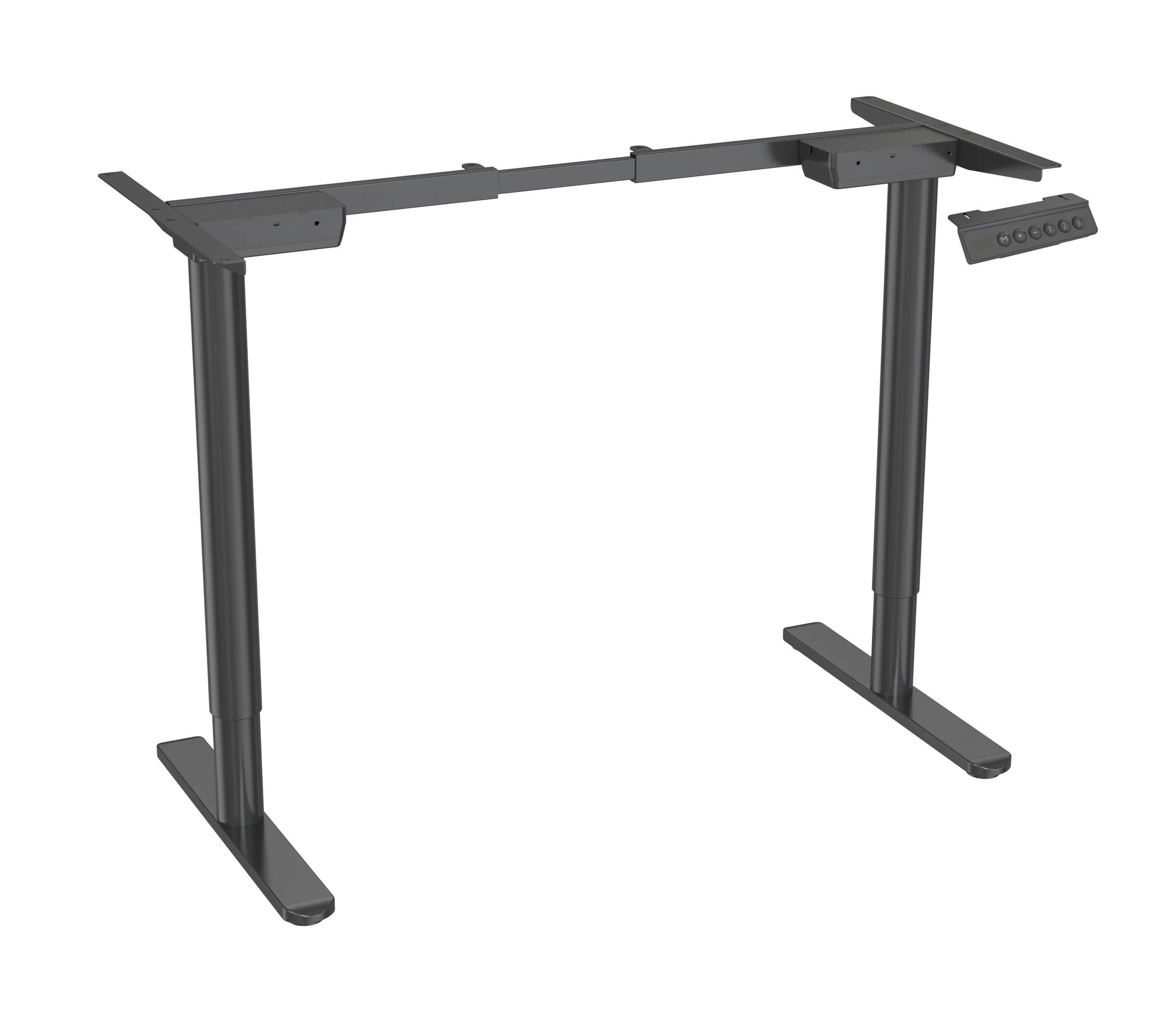 V-mounts ergonomic office furniture standing desk electric frame with reversed round column VM-JSD2-03