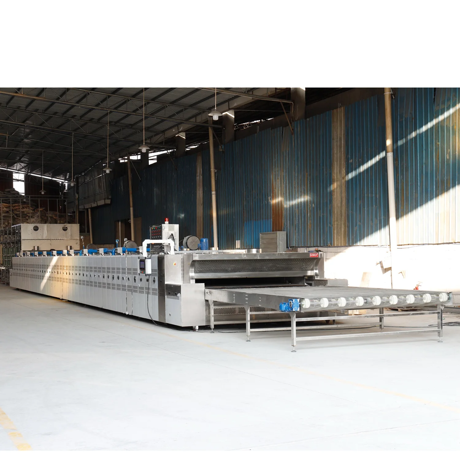 Professional Natural Gas Small Tunnel Oven with PLC Controlling System