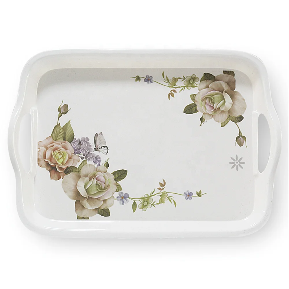 Меламиновые большие сервировочные лотки с ручками