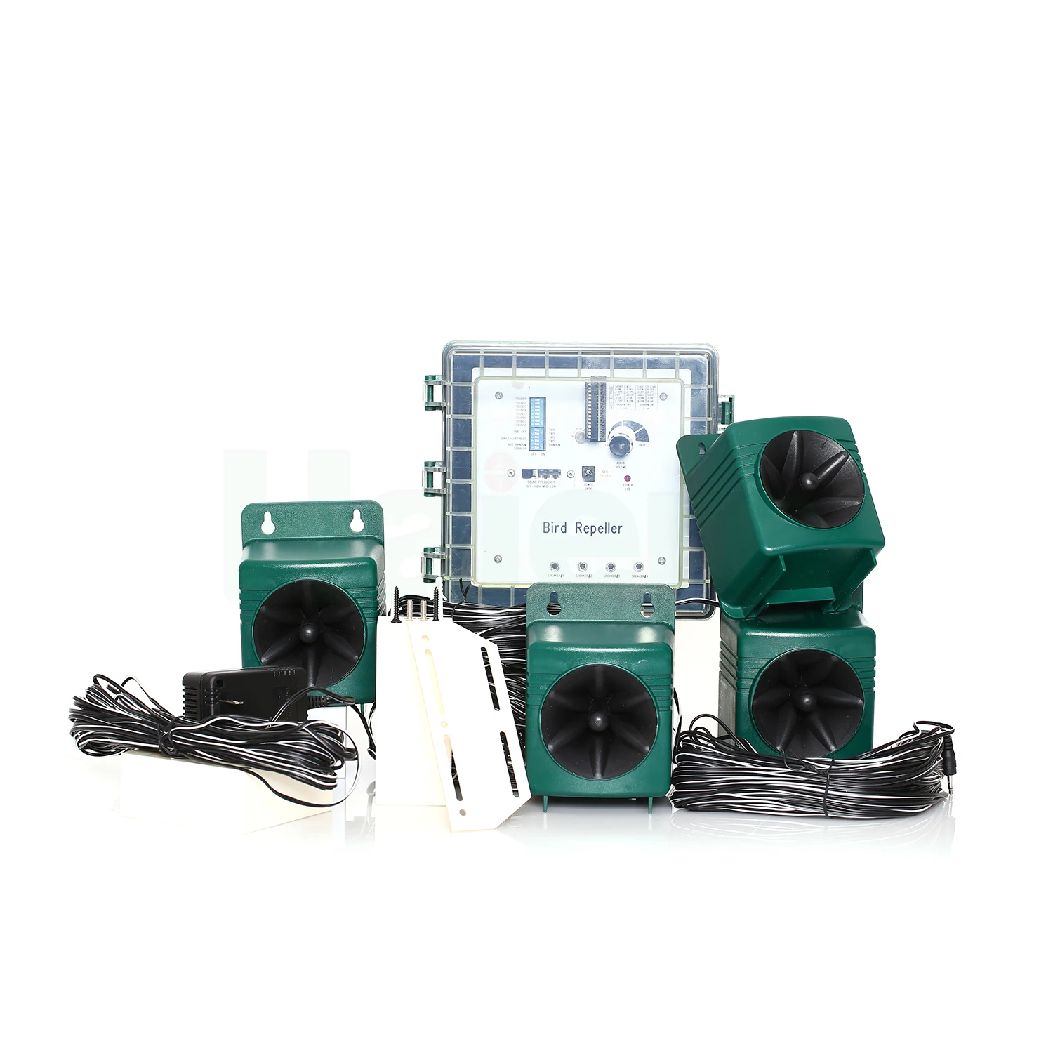 Haierc Ultrasonic Bird Repeller Machine Bird Scarer Pigeon Repellent