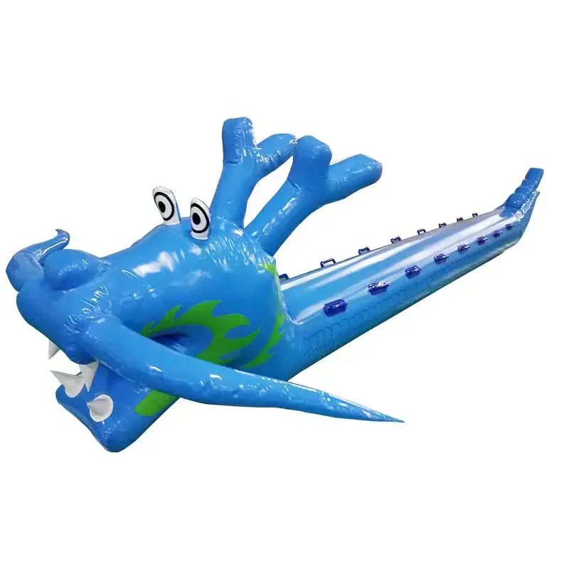 Interesting sports Dragon Inflatable Game Boat high Quality Most Popular Adults Toy Inflatable Dragon Boat Inflatable Toys