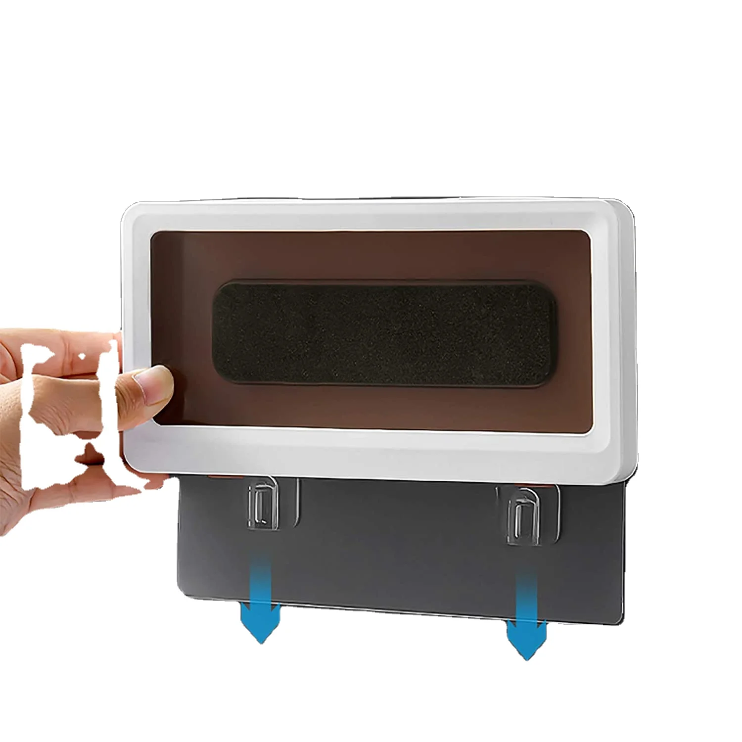 360 Rotation Shower Case Phone Holder Waterproof Self Adhesive Anti Fog Touch Screen for Bathroom Shower Kitchen under 6.8inches