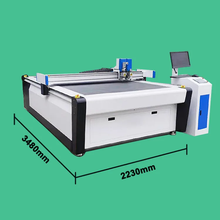 Good price cnc vibration knife grass carpet cutting table machine