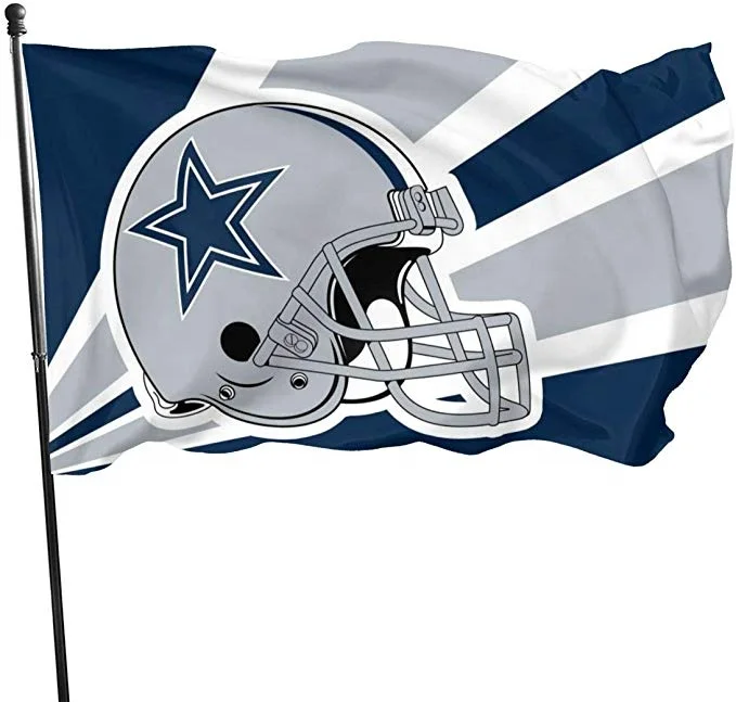 NFL American Football Team Dallas Cowboys Flags Durable 100% Polyester Home House Garden Flag Decor 3x5 Ft