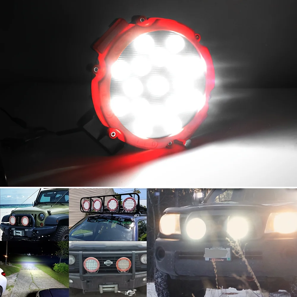 12 В 51 Вт яркая светодиодная лампа для внедорожника 4x4 прожектор Автомобильная фара Рабочая точечная автомобильные аксессуары грузовика Hummer