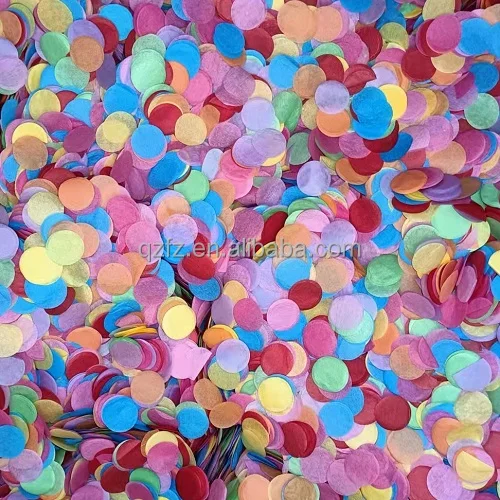 1 Inch Rainbow  Paper Confetti  for Table Wedding Birthday Party Decoration