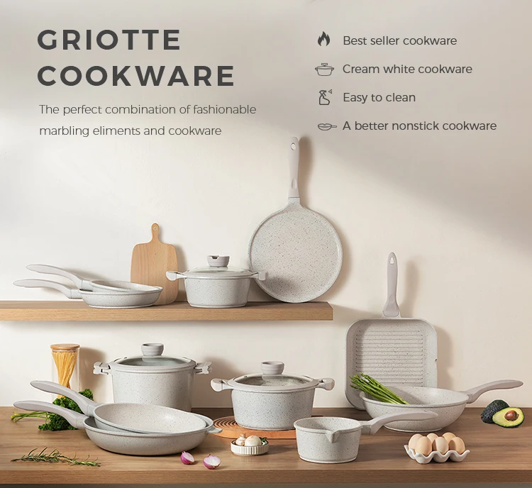 CENTURY 20cm Non-Stick Induction Frying Pan with Heat-Resistant Handle Annual Best Seller for Kitchen Use