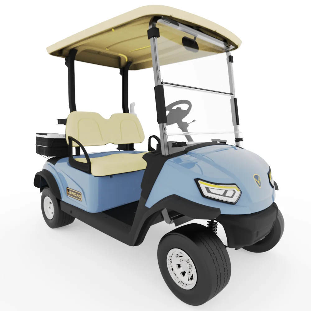 leroad Chinese 4 Seats 48V Lithium Battery Electric Lifted Off Road Golf Carts For Sale