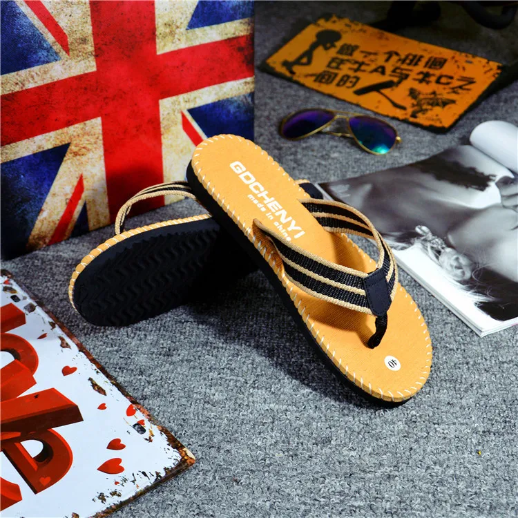 Wholesale Summer Beach Indoor Men Flip Flop Slipper