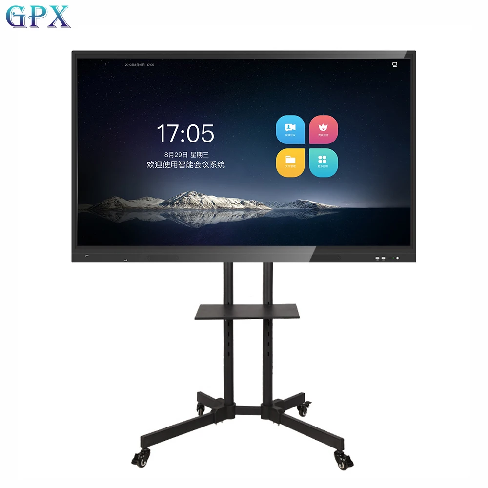 Top selling interactive panel with board smart hitevision 55 65 75 85 86 98 100 110 inch interactive whiteboard software