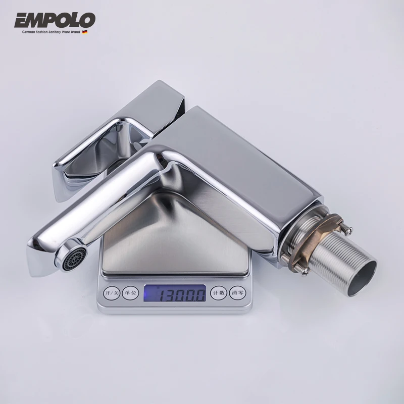 Empolo Hot Sale Basin Faucets UK Bathroom Luxury Brass Faucet Water Waterfall Tap Basin Faucet Mixer