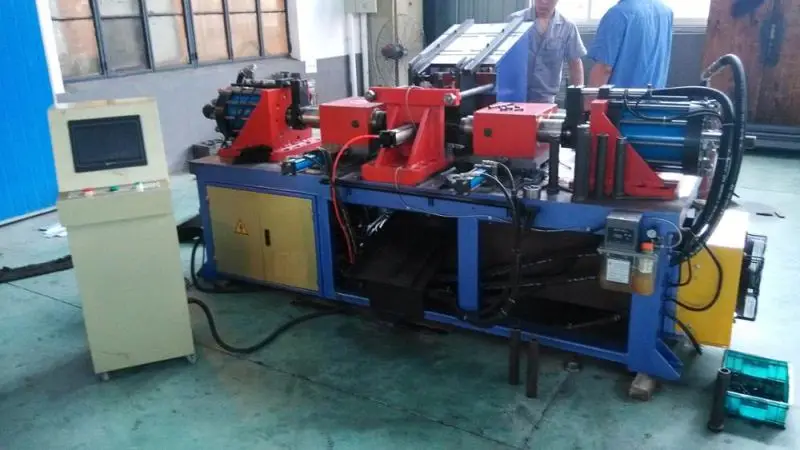 SG100CNC V-образная нержавеющая сталь металл автоматическая стальная труба Концевая формовочная