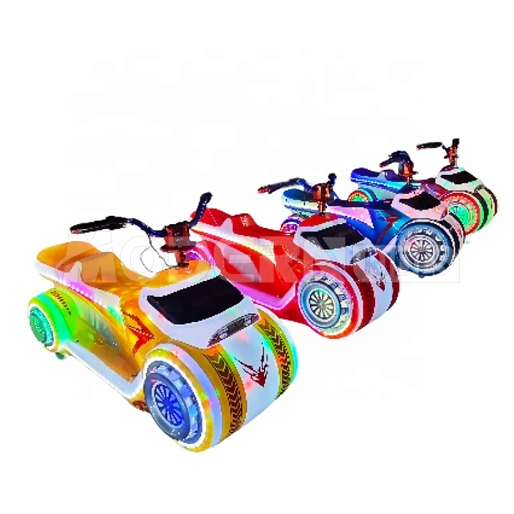 Playground outdoor luminous amusement motor toy ride-on cars electric bumper cars for sale
